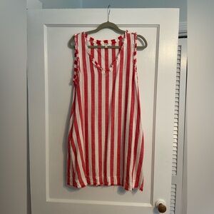 Linen blend summer dress